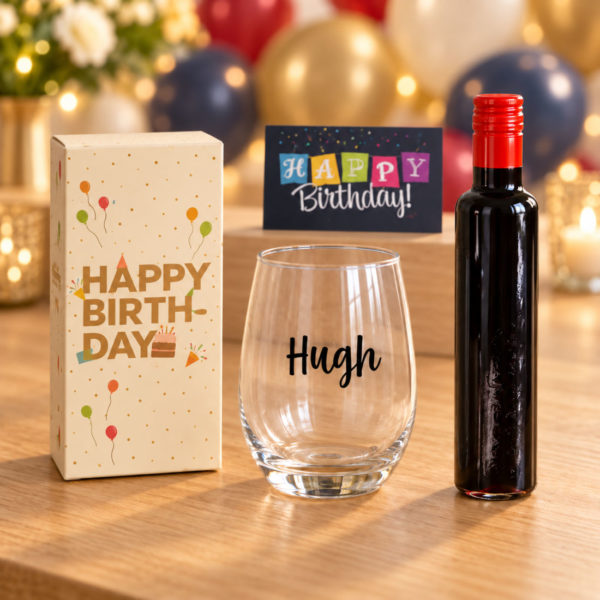 Birthday Cheers Hamper - Red